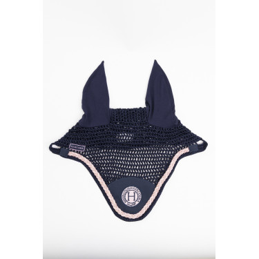 Touca para Cavalo Harcour Suzette Marinho / rosa Azul Touca para Cavalo Harcour Suzette Marinho / rosa Azul