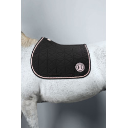 Manta de sela Harcour Suze Preto / rosa