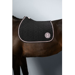 Manta de sela Harcour Suze Preto / rosa