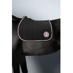 Manta de sela Harcour Suze Preto / rosa