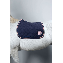 Manta de sela Harcour Suze Marinho / rosa Azul Manta de sela Harcour Suze Marinho / rosa Azul