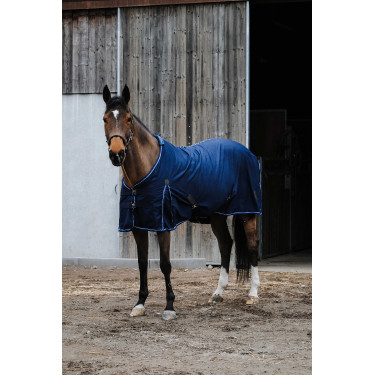 Camisa policotton Equithème Classic Azul-marinho Camisa policotton Equithème Classic Azul-marinho