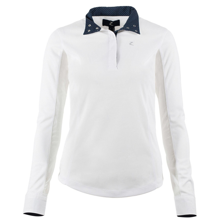 Polo de manga comprida Blaire Horze feminino Polo de manga comprida Blaire Horze feminino