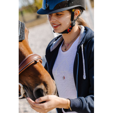 Camiseta Equithème Claire Branco Camiseta Equithème Claire Branco