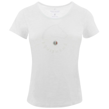 Camiseta Equithème Claire Branco Camiseta Equithème Claire Branco