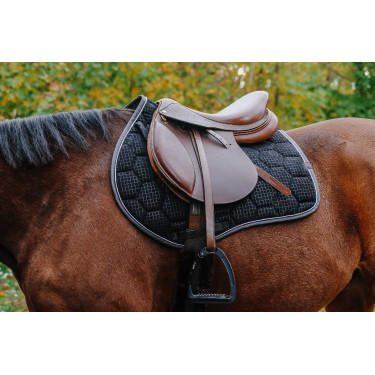 Almofada de sela Equithème Quadri Preto Almofada de sela Equithème Quadri Preto