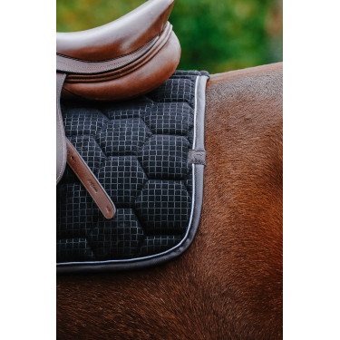 Almofada de sela Equithème Quadri Preto Almofada de sela Equithème Quadri Preto