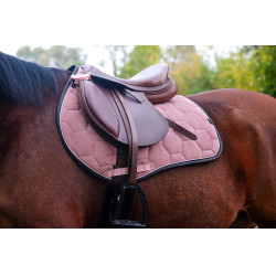 Almofada de sela Equithème Quadri Rosa