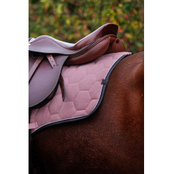 Almofada de sela Equithème Quadri Rosa