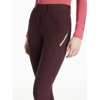Legging LeMieux escovado Amy feminino Ameixa escura Violeta