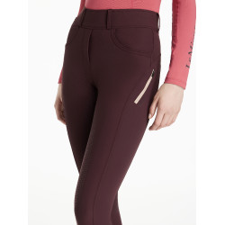 Legging LeMieux escovado Amy feminino Ameixa escura Violeta