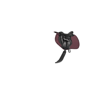 Tapis Eurojump LeMieux Essence Square Ameixa escura Violeta