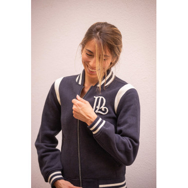 Suéter Pénélope University Marinho / branco sujo Azul-marinho Suéter Pénélope University Marinho / branco sujo Azul-marinho