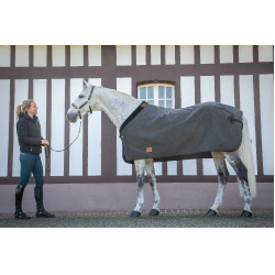 Cobertor Wooltouch Paddock Sports Cinza mesclado Cinzento Cobertor Wooltouch Paddock Sports Cinza mesclado Cinzento