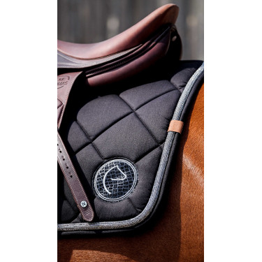 Almofada de sela Equithème Badge 2.0 Preto Almofada de sela Equithème Badge 2.0 Preto