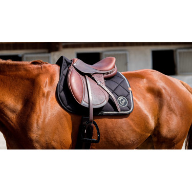 Almofada de sela Equithème Badge 2.0 Preto Almofada de sela Equithème Badge 2.0 Preto