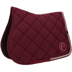 Almofada de sela Equithème Badge 2.0 Bordéus Bordô Almofada de sela Equithème Badge 2.0 Bordéus Bordô