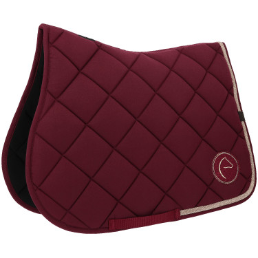 Almofada de sela Equithème Badge 2.0 Bordéus Bordô Almofada de sela Equithème Badge 2.0 Bordéus Bordô