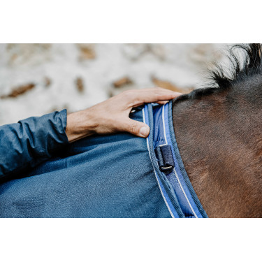 Onderdeken Equithème Classic Azul-marinho Onderdeken Equithème Classic Azul-marinho