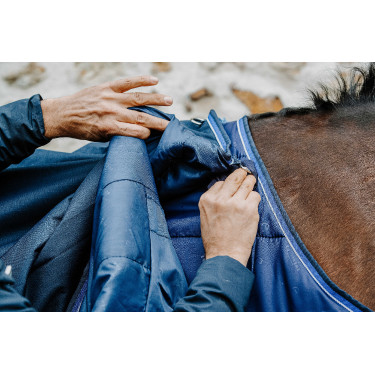 Onderdeken Equithème Classic Azul-marinho Onderdeken Equithème Classic Azul-marinho