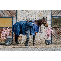 Onderdeken Equithème Classic Azul-marinho Onderdeken Equithème Classic Azul-marinho