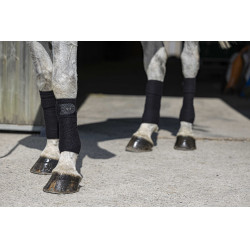 Bandagens de polo Riding World Eco Preto Bandagens de polo Riding World Eco Preto