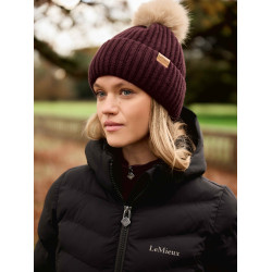 Gorro canelado LeMieux Clara Ameixa escura Violeta