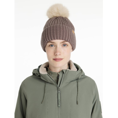 Gorro canelado LeMieux Clara Noz Castanho Gorro canelado LeMieux Clara Noz Castanho