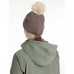 Gorro canelado LeMieux Clara Noz Castanho Gorro canelado LeMieux Clara Noz Castanho