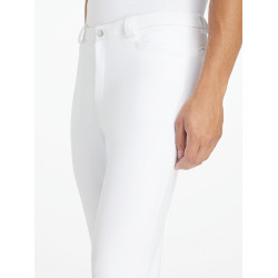 Calças de equitação LeMieux com fundo de silicone Sports para homem Branco