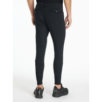 Calças de equitação LeMieux com fundo de silicone Sports para homem Amêndoa Castanho
