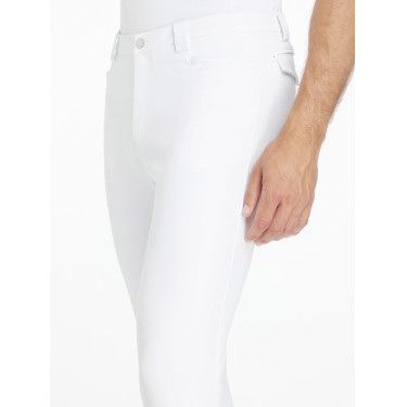 Calças de equitação LeMieux Sport para homem Branco