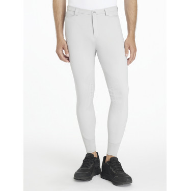 Calças de equitação LeMieux Sport para homem Cinza claro Cinzento