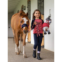 Camisola de equitação Mini LeMieux escovada Nora Marinho Azul-marinho Camisola de equitação Mini LeMieux escovada Nora Marinho Azul-marinho