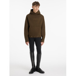 Sweat com capuz Young Rider LeMieux rapaz Alpino Castanho