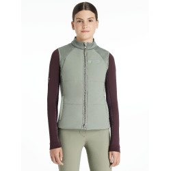 Colete de treino sem mangas Young Rider LeMieux Pammy Alecrim Verde Colete de treino sem mangas Young Rider LeMieux Pammy Alecrim Verde