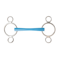 Mordedor ajustável Metalab Flexi 3 argolas Azul Mordedor ajustável Metalab Flexi 3 argolas Azul