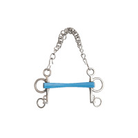 Mors pelham Metalab Flexi direito hastes curtas Azul Mors pelham Metalab Flexi direito hastes curtas Azul