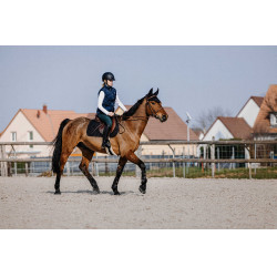 Colete sem mangas Equithème Lina feminino Azul-marinho