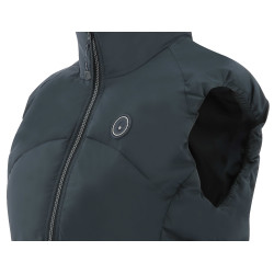 Colete sem mangas Equithème Lina feminino Azul-marinho