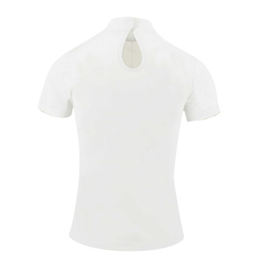 Polo Equithème London de mangas curtas Branco Polo Equithème London de mangas curtas Branco
