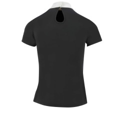 Polo Equithème London de mangas curtas Preto