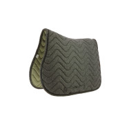 Almofada de sela Equithème Chevron Preto Almofada de sela Equithème Chevron Preto