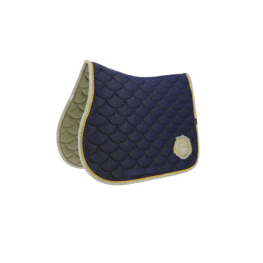 Almofada de sela Equithème Denim Azul-marinho Almofada de sela Equithème Denim Azul-marinho