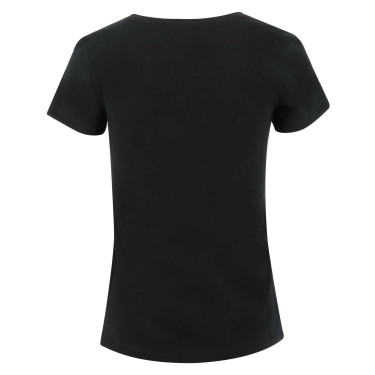 Camiseta Equithème Magali de mangas curtas Preto Camiseta Equithème Magali de mangas curtas Preto