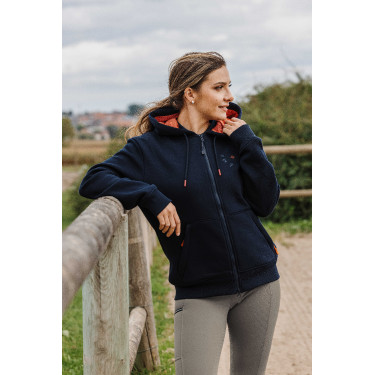 Calça Equithème Brigitte com fundo de silicone  Cinzento-acastanhado Castanho