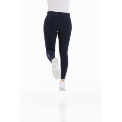 Calça Equithème Pamela com silicone Azul-marinho