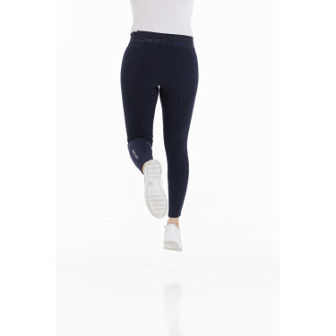 Calça Equithème Pamela com silicone Azul-marinho