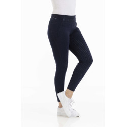 Calça Equithème Pamela com silicone Azul-marinho