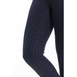 Calça Equithème Pamela com silicone Azul-marinho